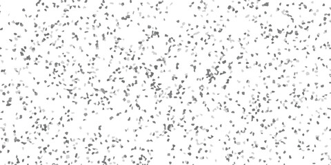 Abstract geometric pattern of scattered gray shapes on white background for graphic design and visual effects