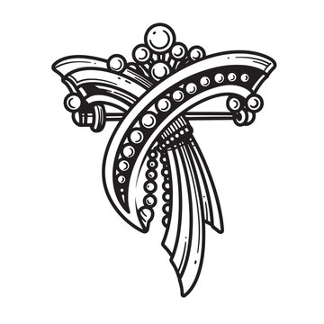 Brooch Pin clip art preview