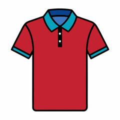 Short Sleeve Polo Illustration