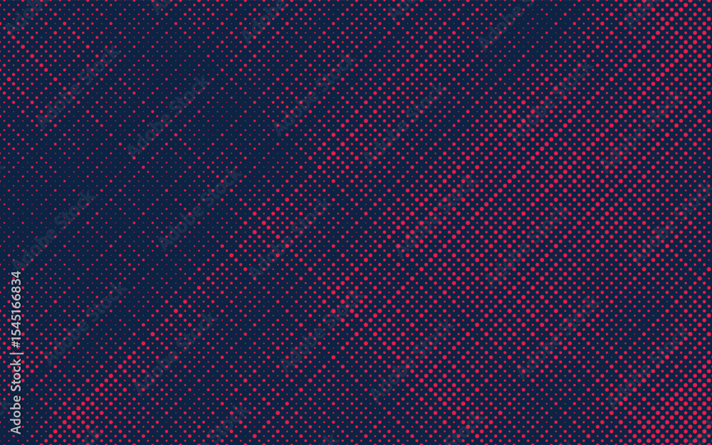 Poster grunge halftone gradient background. faded grit noise texture. red and blue dotted wallpaper. retro 