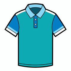 Short Sleeve Polo Illustration