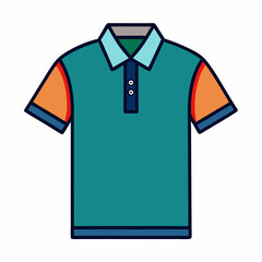 Short Sleeve Polo Illustration