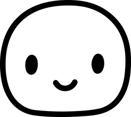 cute baby head vector illustration transparent 