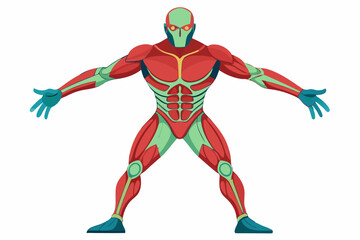 Vintage black and white illustration of a muscular male boxer in a powerful fighting stance. This dynamic vector-style artwork features bold line shading, detailed muscle anatomy