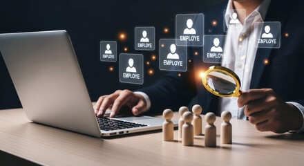Hr recruitment hiring talent acquisition search employee management job search and candidate selection