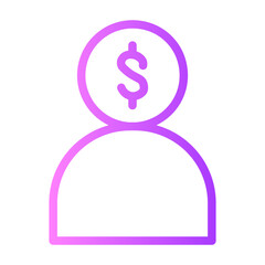 investor gradient icon