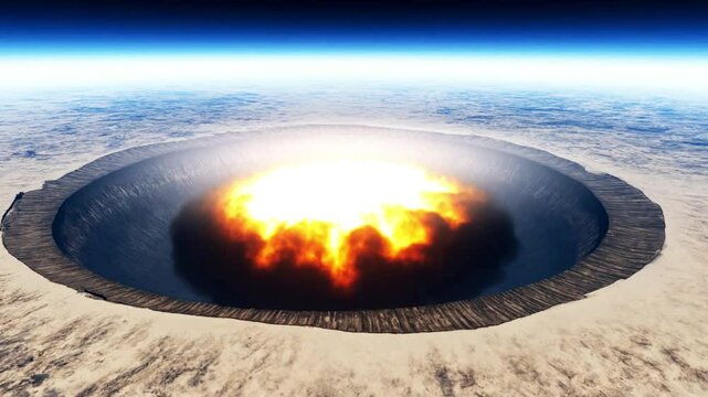 Split-view showing underground nuclear detonation chamber and simultaneous mushroom cloud rising above surface, detailed and scientifically accurate.