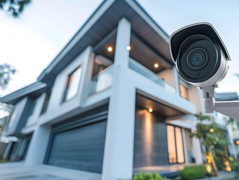 CONCEPTO DE VIDEOVIGILANCIA Y SEGURIDAD EN CASA CON C&Aacute;MARA 