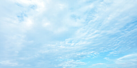 White cloud blue, beautiful nature, bright light, sunny, fresh weather, soft clouds effect on the background, Southern California air panorama 