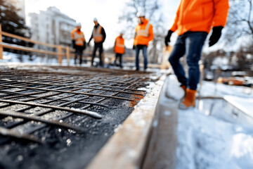 Infrastructure Development Construction Project Steel Reinforcement Urban