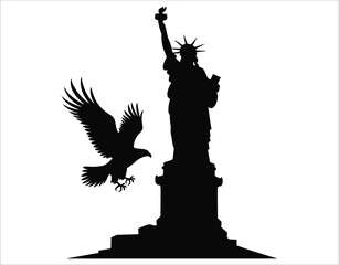 New York Landmark Silhouette