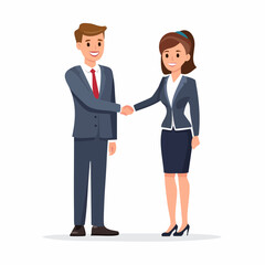 Business people shaking hands