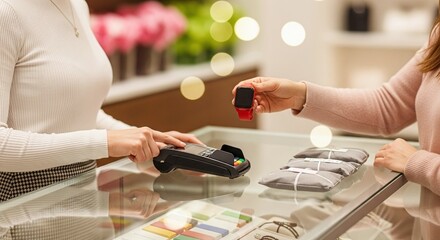 Smartwatch purchase with contactless payment