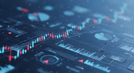 Gráfico de negociación de inversiones de mercado de valores. Gráfico de financiamiento de inversión, negocio de mercado y gráfico de crecimiento financiero de intercambio.