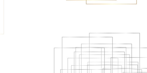 Abstract colorful golden geometric square and triangle shape, Abstract golden lines pattern texture business background. perfect random abstract line background.  Geometric white background with gray 