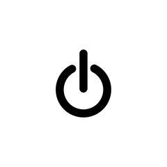 Power off vector icon, switch off vector icon on transparent background