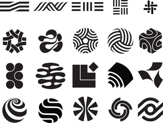 Creative Digital Art Elements and Forms Pack 