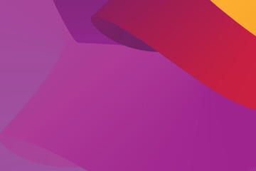 Dynamic Abstract Flowing Ribbon Composition