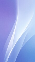 Abstract digital illustration featuring smooth flowing lines in shades of purple and blue, creating...