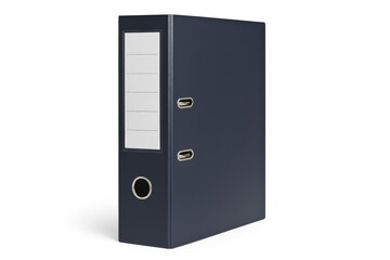 Office Ring Binder Folder Isolated on White Background