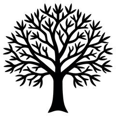 Obraz premium Coral tree stencil icon a single high resolution design element