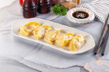 Japanese cuisine stuffed dumplings Gyoza