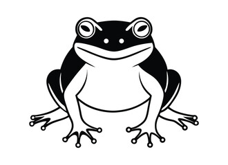 Vector illustration of a frog