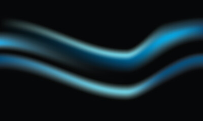 abstract blue waves light background design with black backdrop suitable to your wallpaper, banner, sticker, pattern, template, and more