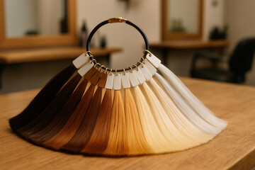 Bag on wooden table.