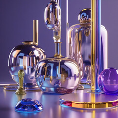 chemistry lab test tubes