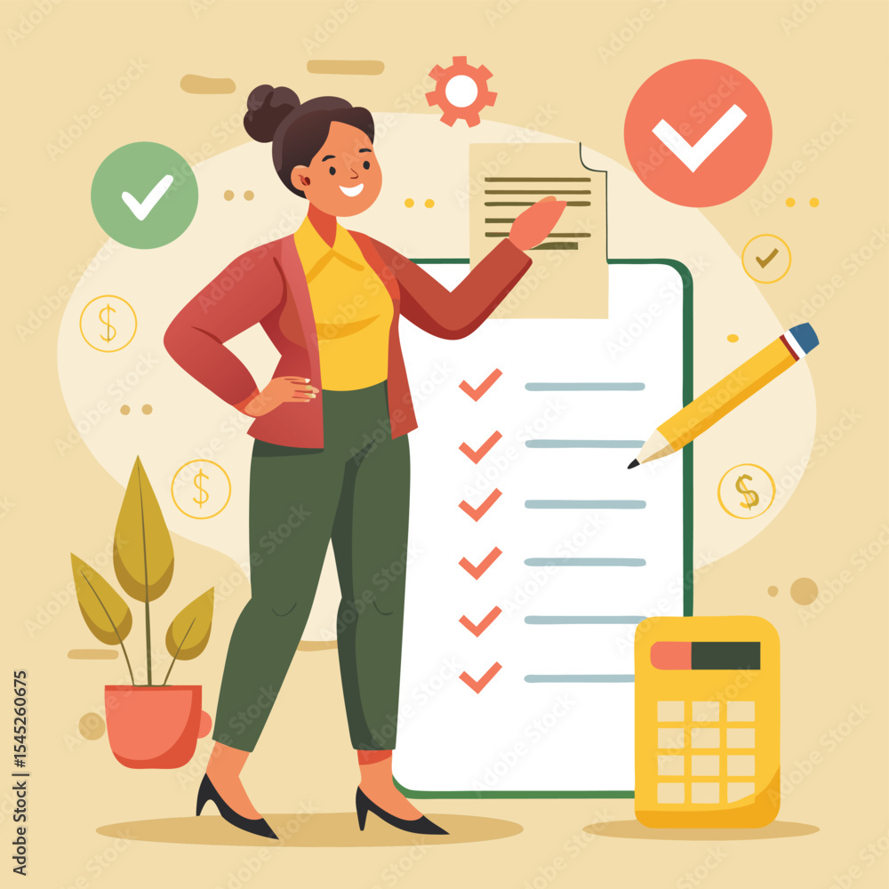 Poster efficient checklist management streamline your tasks & boost productivity