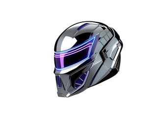 futuristic sci-fi helmet led lights.