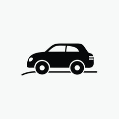 Obraz premium car road icon fully editable vector template