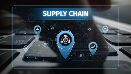 Supply chain processes with data-driven logistics, transportation, and distribution. enhances...