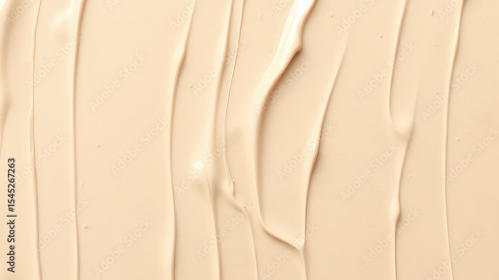 Poster smooth strokes and swirls of creamy beige material create a textured and aesthetically pleasing back