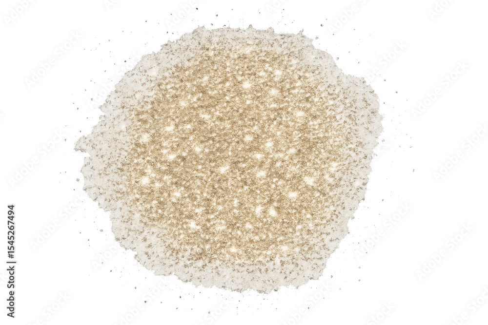 Poster gold glitter spreading shimmering texture, adding luxurious accent across transparent surface for gr