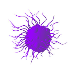 Virus and Bacteria icon,vector illustration