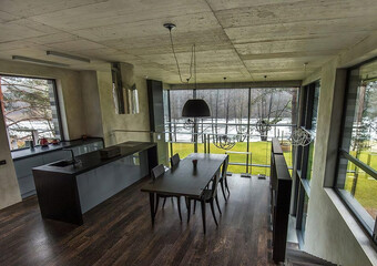 modern luxury dining room interior, 3d render