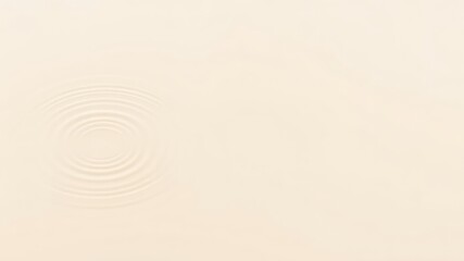 Gentle concentric waves ripple outward, creating a calming and minimal abstract design with a soft, creamy color palette that feels tranquil