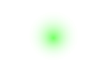 A simple green glowing circle shape on black background for digital designs