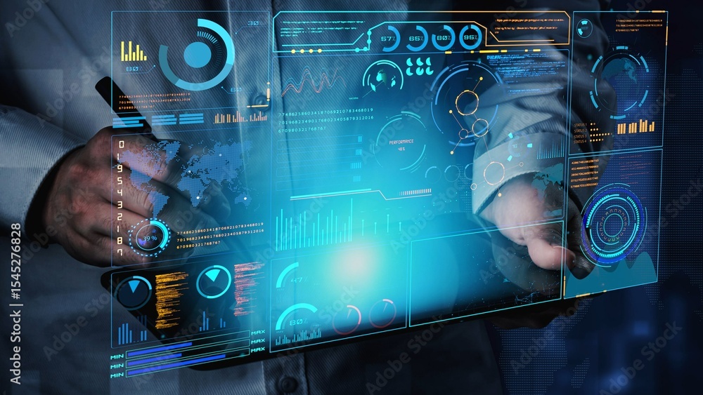 Poster data analytics and big data strategy for real-time analytics, predictive data modeling, business int