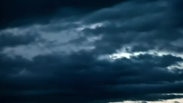 Storm clouds timelapse