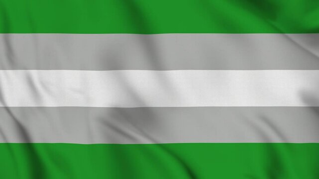 Aromantic Pride Flag &ndash; 4K Seamless Loop of the Aromantic Spectrum Identity Banner