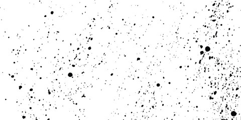 Black dot texture isolated on transparent background. Abstract grunge concrete wall dot texture background, black and white texture. Black dot Speckled gritty overlay texture. 