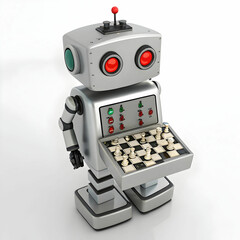 Intelligent robotic toy that plays chess, offering both teaching and competitive modes