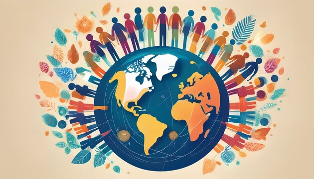 global accessibility awareness day with disability symbols highlighting diversity inclusivity equal access in diverse community