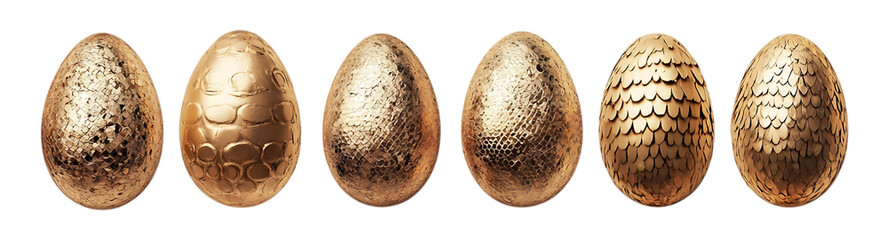 Six Speckled Quail Eggs A CloseUp View On Transparent Background