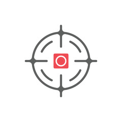 Target Icon Vector Design.