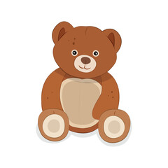 Teddy Bear Icon Vector Design.