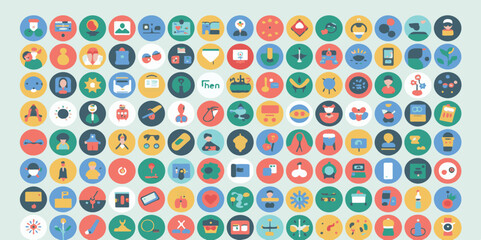 Seamless vector pattern featuring a binary code background with computer network symbols and internet icons for web design